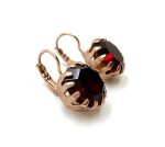 Mariana Earrings Simply Elegant Siam Austrian Crystals My Treasures Coll. - Image 3