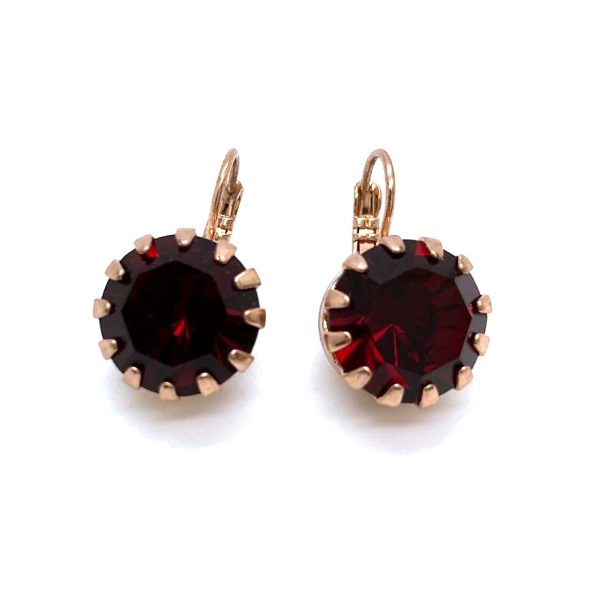 Mariana Earrings Simply Elegant Siam Austrian Crystals My Treasures Coll.