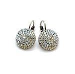Earrings By Mariana On A Clear Day Sweet Summer Coll. Sparkling Round Clear Austrian Crystals