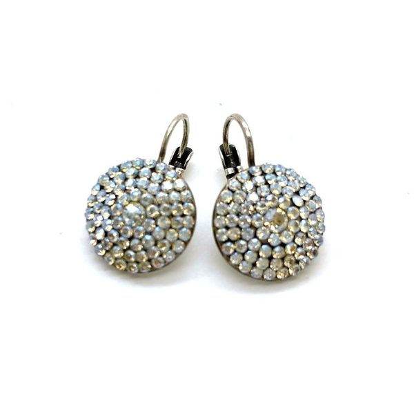 Earrings By Mariana On A Clear Day Sweet Summer Coll. Sparkling Round Clear Austrian Crystals