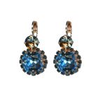 Mariana Earrings Alluring Blues & Clear Austrian Crystals Nightfall Mystique Coll. - Image 3
