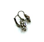 Mariana Earrings Dainty Floral in Clear & AB Austrian Crystals On A Clear Day Icons Coll. - Image 3
