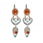 Mariana Earrings Exquisitely Elegant Multi Color Austrian Crystals Afterlight Mystique Coll.