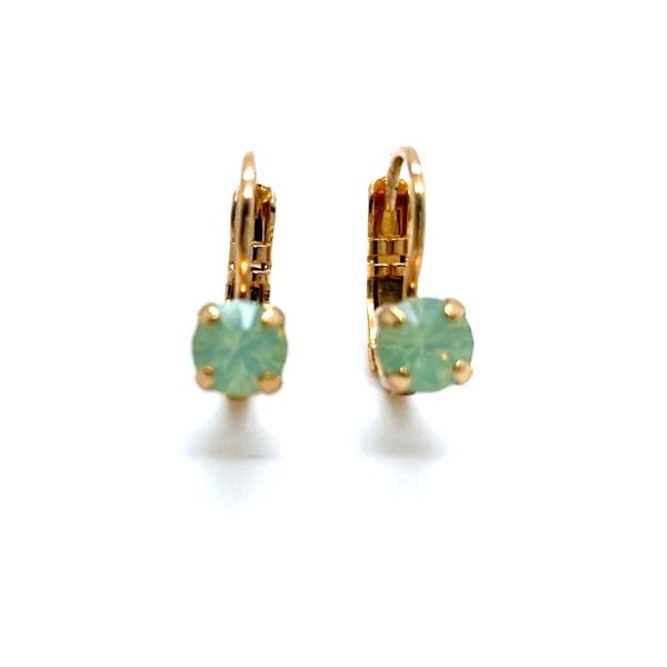 Mariana Earrings Charming Chrysolite Opal Austrian Crystals My Treasures Coll.