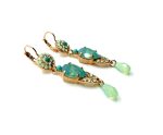 Mariana Earrings Exquisitely Elegant Blues & Greens Austrian Crystals Mojito Cocktail Hour Coll. - Image 3