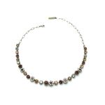 Mariana Necklace Lovely in Clear, Whites & Topaz Austrian Crystals Grace Icons Coll. - Image 2