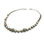Mariana Necklace Elegant Pearl, Amber, Champagne, Silk & Opal Austrian Crystals Gypsy Soul Coll. - Image 3