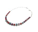 Mariana Necklace Charming Floral in Blues, Pinks & Purples Austrian Crystals Sorbet Sweet Summer Coll. - Image 3