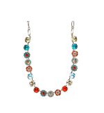 Mariana Necklace Alluring Floral Multi Color Austrian Crystals Afterlight Mystique Coll. - Image 2