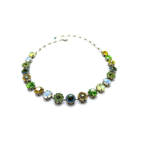 Mariana Necklace Charming Greens, Yellow & Blues Austrian Crystals Lemon Twist Sweet Summer Coll.