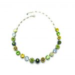 Mariana Necklace Charming Greens, Yellow & Blues Austrian Crystals Lemon Twist Sweet Summer Coll. - Image 2