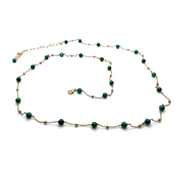 Mariana Necklace Beaded Howlite Chinese Turquoise Mineral My Treasures Coll.