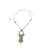 Mariana Necklace Pendant Finely Detailed Golden Shadow & Blacks Austrian Crystals Adeline Odyssey Coll. - Image 3