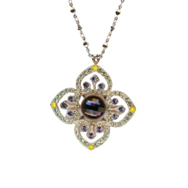 Mariana Necklace Pendant Finely Detailed Multi Color Austrian Crystals Fairyland Mystique Winter 2019 Coll.