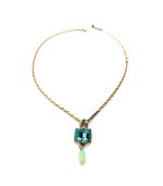 Mariana Necklace Pendant Sophisticated Blues Austrian Crystals Angelina Icons Coll. - Image 3