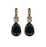 Mariana Earrings Exquisitely Elegant Jet & Moonlight Austrian Crystals Eclipse Mystique Winter 2019 Coll. - Image 2