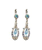 Mariana Earrings Dangling Vitrail Lt, Clear & Paradise Shine Austrian Crystals Winter 2019 Coll.