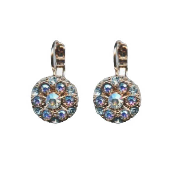 Mariana Earrings Fab Floral Moonlight & Vitral Lt Austrian Crystals Winter 2019 Coll.
