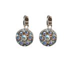 Mariana Earrings Fab Floral Moonlight & Vitral Lt Austrian Crystals Winter 2019 Coll. - Image 3