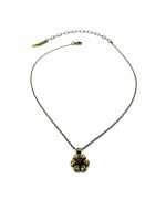Mariana Necklace Pendant Metallic Sunshine & Topaz Austrian Crystals My Treasures Coll. - Image 3