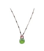 Mariana Necklace Pendant Chrysolite Opal & Lt Rose Austrian Crystals Winter 2019 Coll.