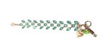 Mariana Bracelet Fern Beaded Emerald & Peridot Austrian Crystals My Treasures Coll. - Image 3