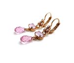 Mariana Earrings Lovely Rose Water Opal, Lt Rose & AB Austrian Crystals My Treasures Coll. - Image 2