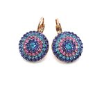 Mariana Earrings Charming Lt Amethyst, Lt Sapphire & Lt Rose Austrian Crystals Winter 2019 Coll. - Image 3