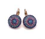 Mariana Earrings Charming Lt Amethyst, Lt Sapphire & Lt Rose Austrian Crystals Winter 2019 Coll.