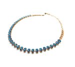 Mariana Necklace Simply Elegant Sapphire Austrian Crystals My Treasures Coll. - Image 2