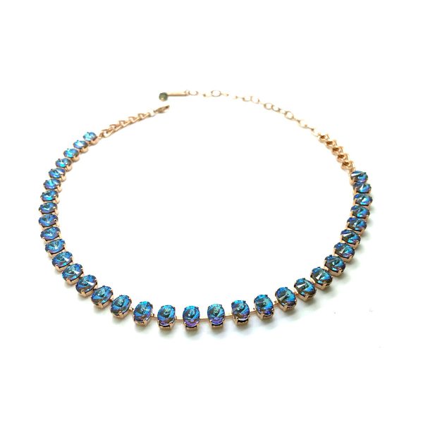 Mariana Necklace Simply Elegant Sapphire Austrian Crystals My Treasures Coll.