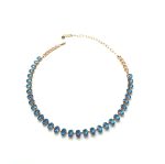 Mariana Necklace Simply Elegant Sapphire Austrian Crystals My Treasures Coll. - Image 3