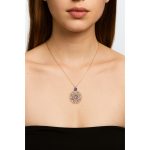 Necklace Pendant By Mariana Woman Chic Sapphire and Aquamarine Swarovski Crystals - Image 3