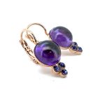 Mariana Earrings My Treasures Coll. Gorgeous Faceted Amethyst Mineral - Image 3