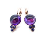 Mariana Earrings My Treasures Coll. Gorgeous Faceted Amethyst Mineral - Image 2