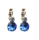 Mariana Earrings Glamorous Sapphire & Tanzanite Austrian Crystals Electra Odyssey 2018 Coll. - Image 2