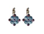 Mariana Earrings Adorable Lt Sapphire & Purples Austrian Crystals Winter 2019 Coll.