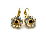 Mariana Earrings Shimmering AB & Siam Austrian Crystals My Treasures Coll.