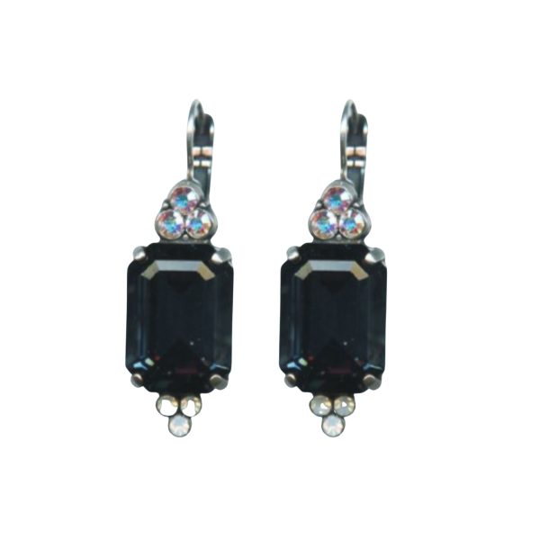 Mariana Earrings Sophisticated Montana Blue, AB & White Opal Austrian Crystals Mood Indigo Odyssey 2018 Coll.