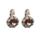Mariana Earrings Lovely Peach, Aquamarine & Topaz Austrian Crystals Winter 2019 Coll. - Image 3