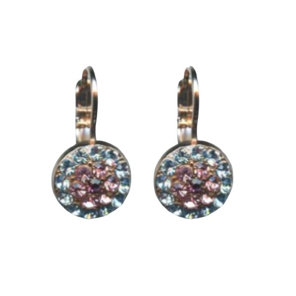 Mariana Earrings Precious Lt Rose & Aquamarine Austrian Crystals Winter 2019 Coll.