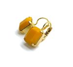 Mariana Earrings Classy Yellow Opal Austrian Crystals My Treasures Coll. Yellow Gold