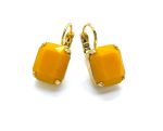 Mariana Earrings Classy Yellow Opal Austrian Crystals My Treasures Coll. Yellow Gold - Image 3