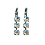 Mariana Earrings Sparkling Triple Tier Moonlight Austrian Crystals Odyssey 2018 Coll. - Image 2
