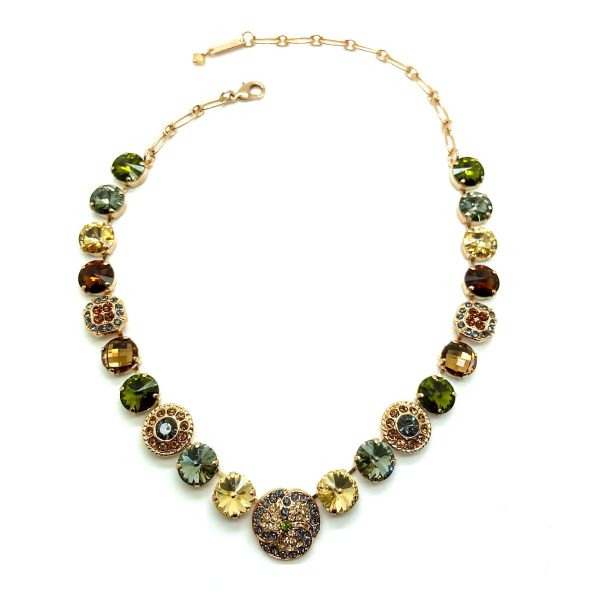 Necklace By Mariana Odyssey Coll. Exquisite Multi Color Swarovski Crystals