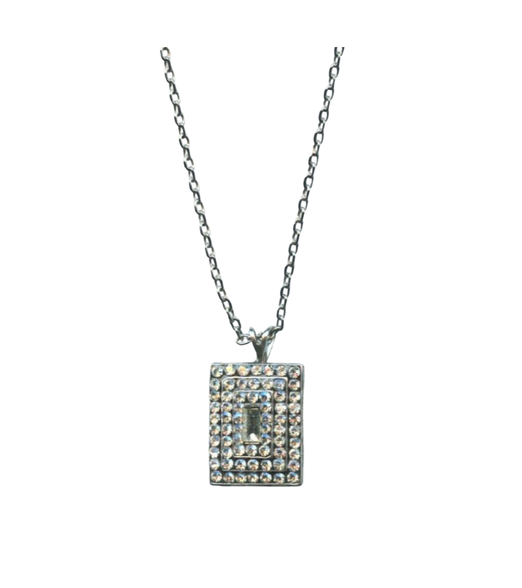 N-5000-3-001MOL-SP (1) Mariana Necklace Pendant Classy Moonlight Austrian Crystals Odyssey 2018 Coll. - Image 1