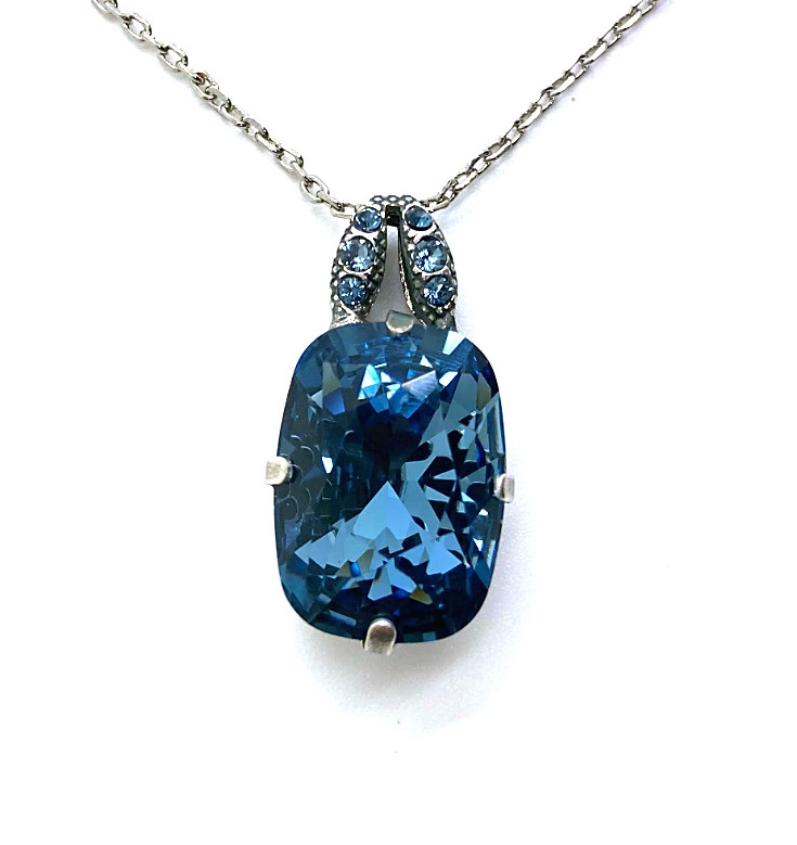 N-5145-3-266-SP (2) Necklace Pendant By Mariana Woman Luxurious Montana Swarovski Crystals - Image 1