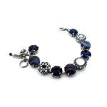 Bracelet By Mariana Woman Apatite Mineral and Sapphire Swarovski Crystals - Image 4