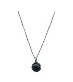 Mariana Necklace Pendant Alluring Blue Goldstone Mineral Austrian Crystals Mood Indigo Odyssey 2018 Coll.