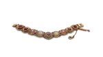 Mariana Bracelet Timeless Treasure Amber Mineral & Pink Color Austrian Crystals My Treasures Coll. - Image 3